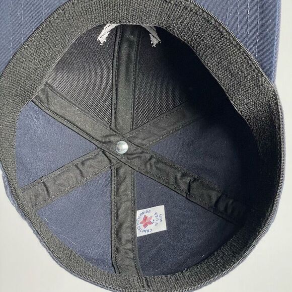 US AIR FORCE Baseball Cap OSFA Dark Navy Embroidered Fitted Hat made in USA - Picture 6 of 7